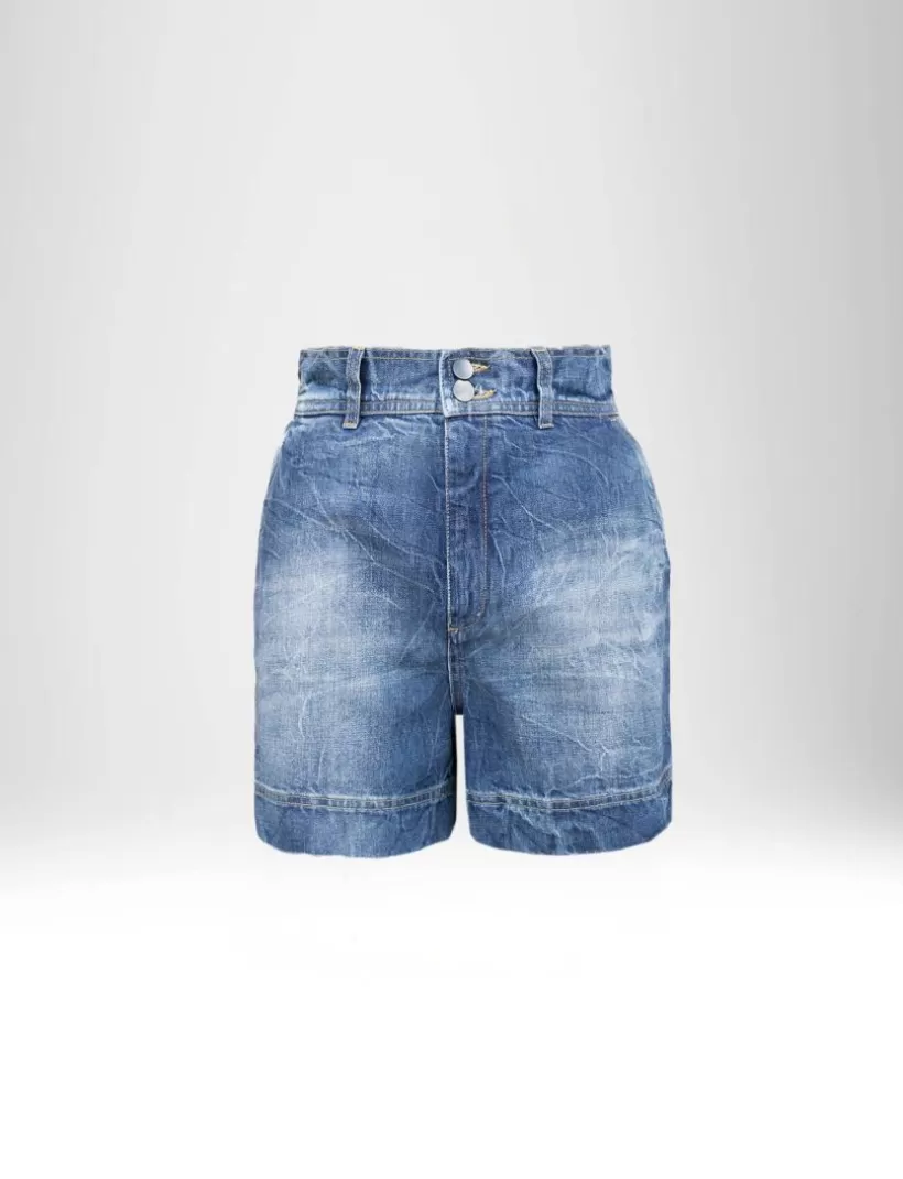 Shorts-New Hallhuber BERMUDASHORTS AUS DENIM hellblau