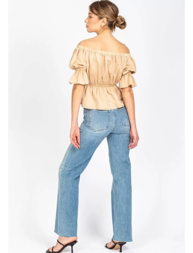 Jeans-New Hallhuber MILLIE - Vintage Ispired Jeans, With A Slightly Wide Leg In Stretch Cotton himmelblau