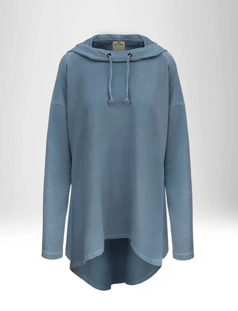 Hoodies & Sweatshirts-New Hallhuber HOODIE IN ÜBERGRÖSSE AUS BAUMWOLL-JERSEY sky