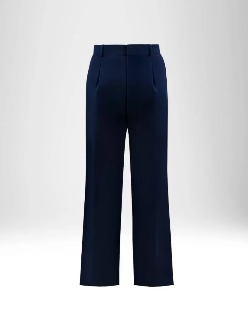 Hosen-New Hallhuber WEIT GESCHNITTENE HOSE IN BAUMWOLL-STRETCH-MIX sky