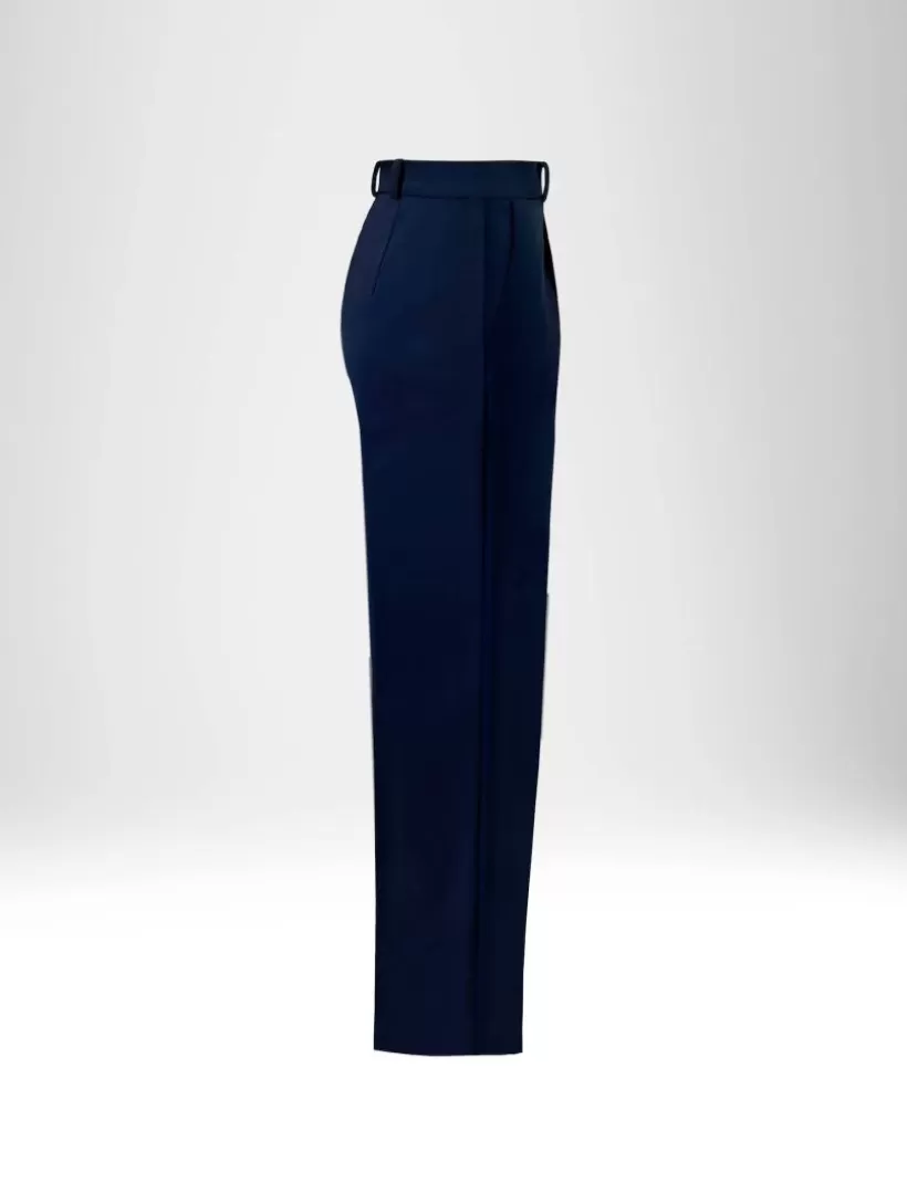 Hosen-New Hallhuber WEIT GESCHNITTENE HOSE IN BAUMWOLL-STRETCH-MIX sky