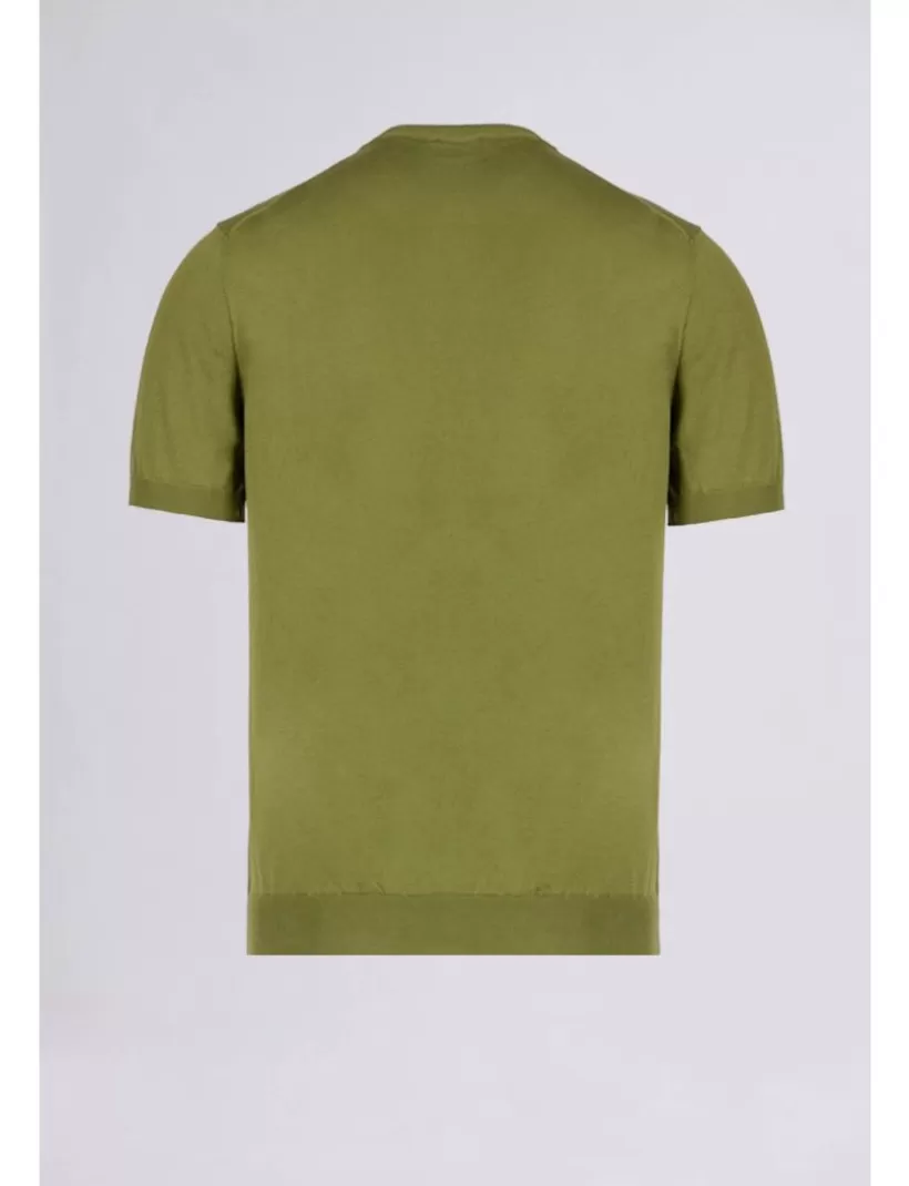 T-Shirts & Polo-New Hallhuber RUNDHALS BAUMWOLL-STRICK-T-SHIRT
